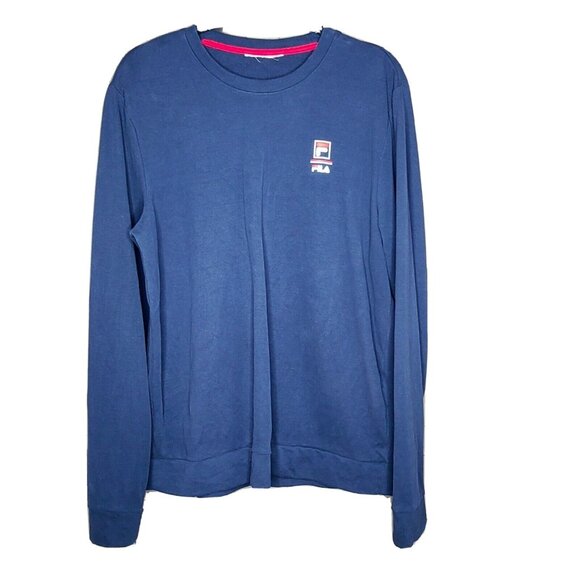 Fila Other - Fila Sweatshirt Mens Medium Blue Pullover Long Sleeve Athleisure Active Casual